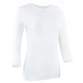 Ribbed 3/4 Sleeve Shell