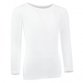 Kids Ribbed Long Sleeve Shell