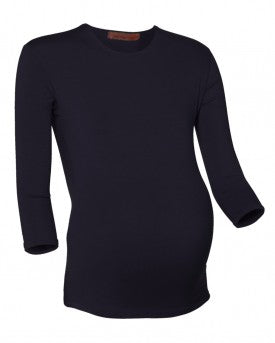 חולצה מודאלית להריון עם שרוולים של 3/4