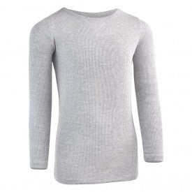 Kids Ribbed Long Sleeve Shell