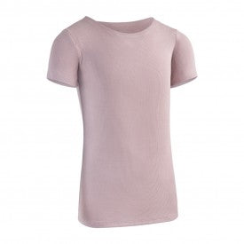Kids Ribbed Short Sleeve Shell