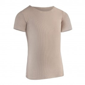 Kids Ribbed Short Sleeve Shell