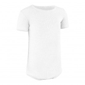 בגד גוף לתינוק עם שרוולים קצרים ומחוט צלעות