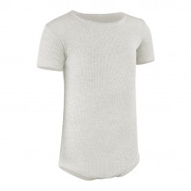 בגד גוף לתינוק עם שרוולים קצרים ומחוט צלעות