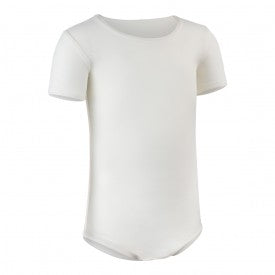 בגד גוף לתינוקות ניילון/לייקרה עם שרוולים קצרים