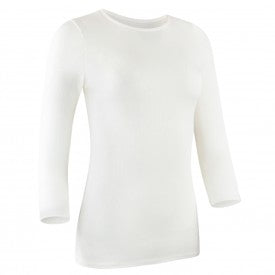 Ribbed 3/4 Sleeve Shell