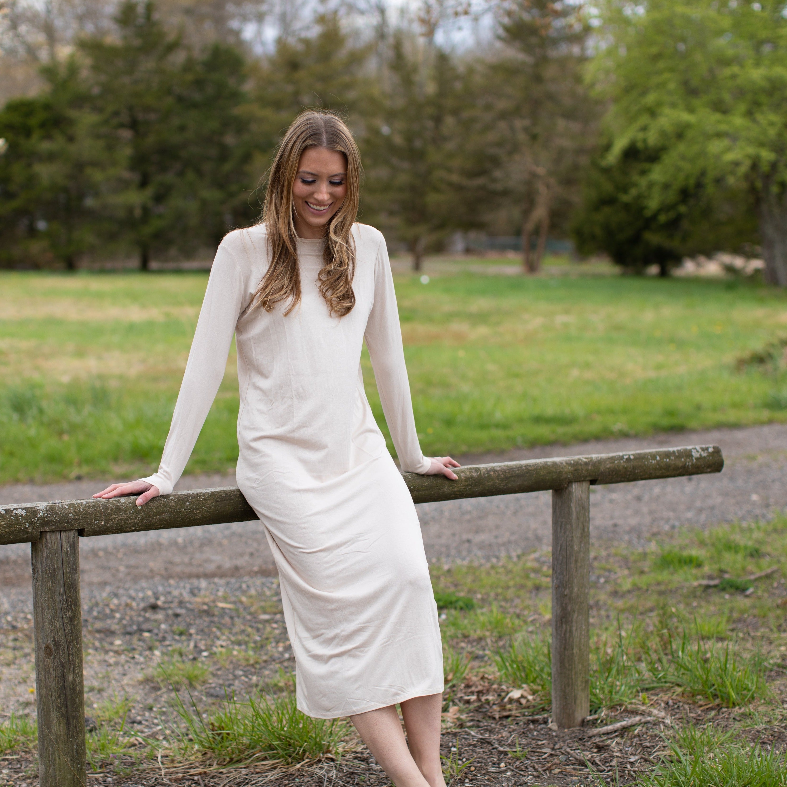 שמלת מקסי סליפ