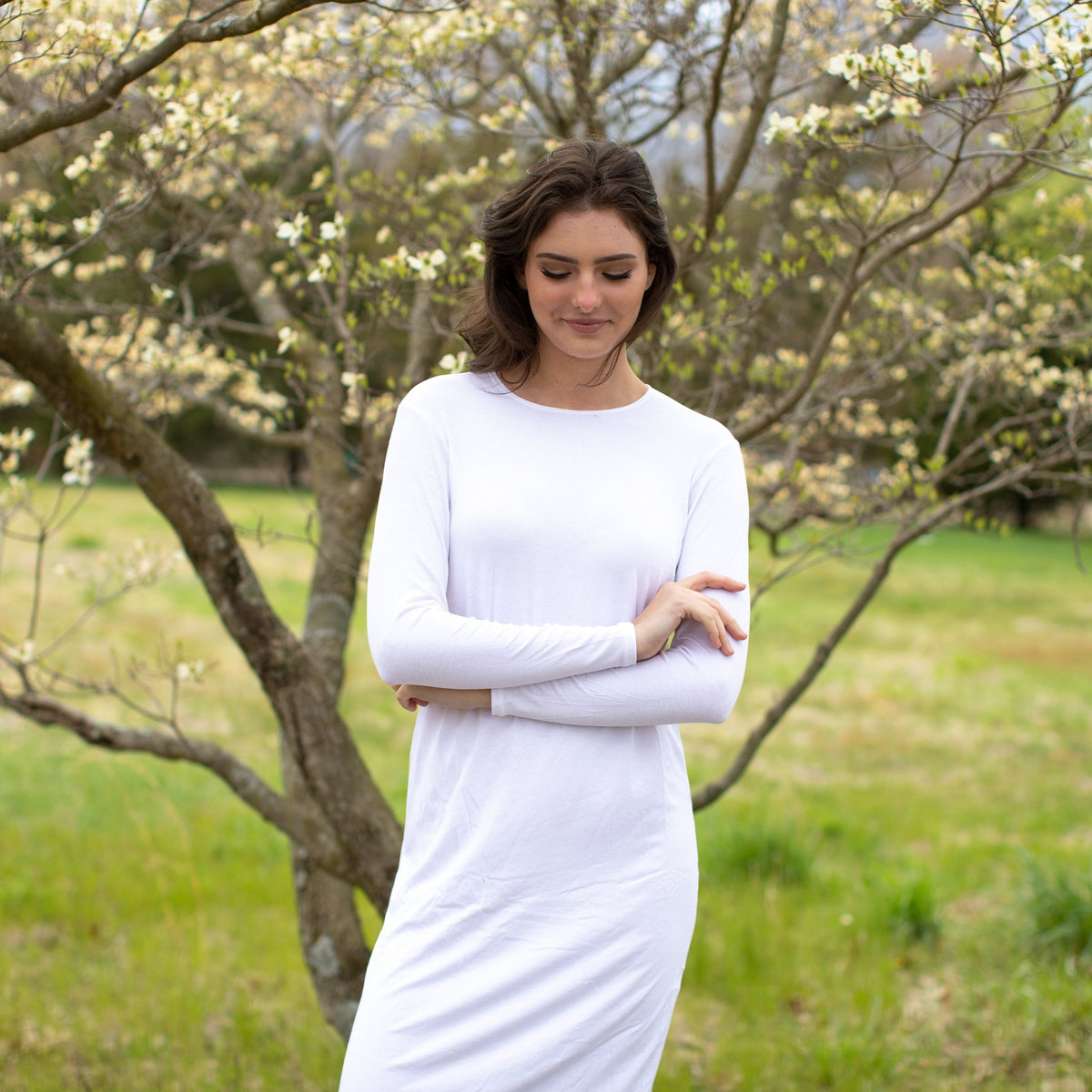 Maxi Slip Dress White / XS Maxi Slip Dress White / XS