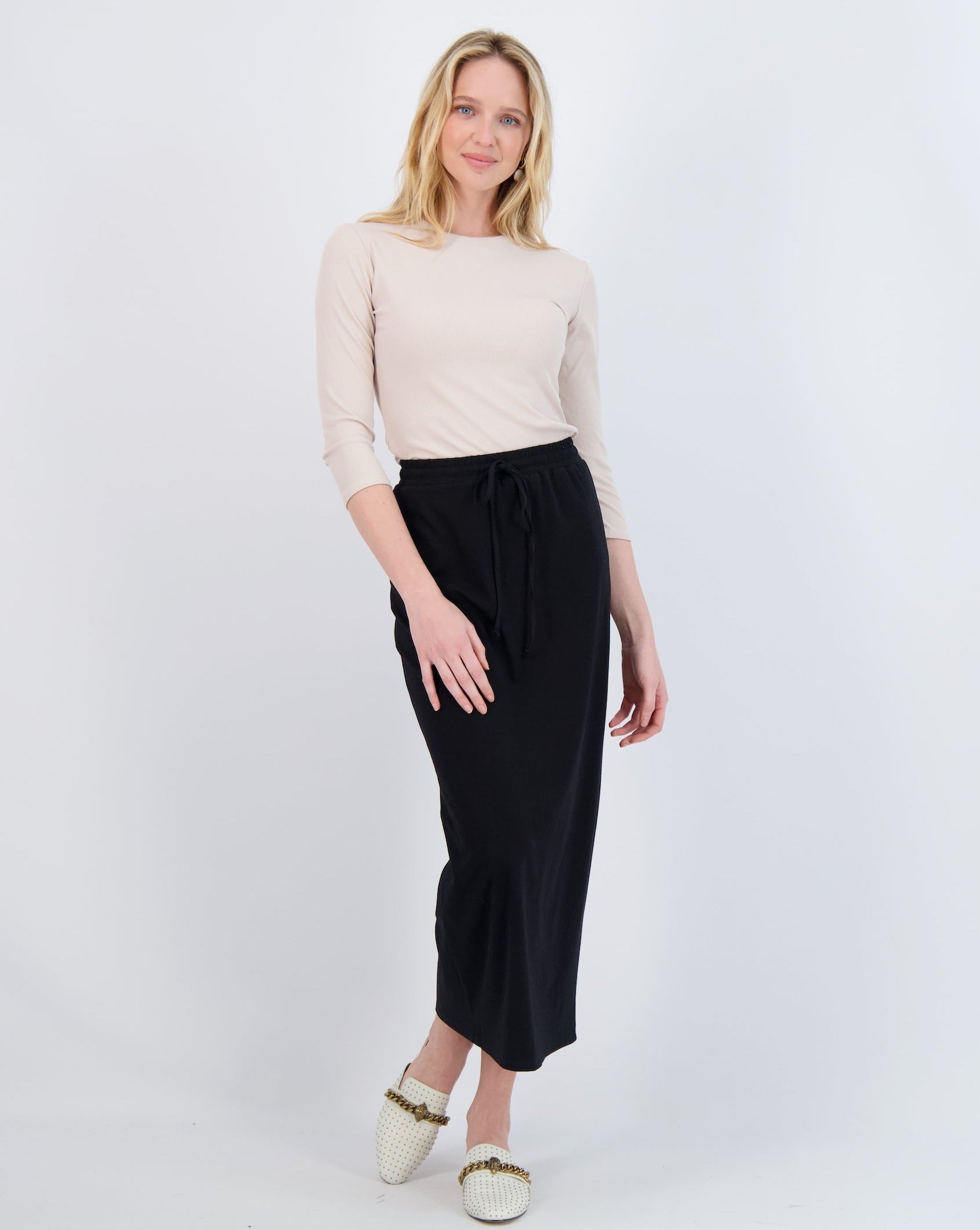 ナゴンスタンス asymmetry drawstring skirt M Midi Drawstring Skirt – The Shell Station