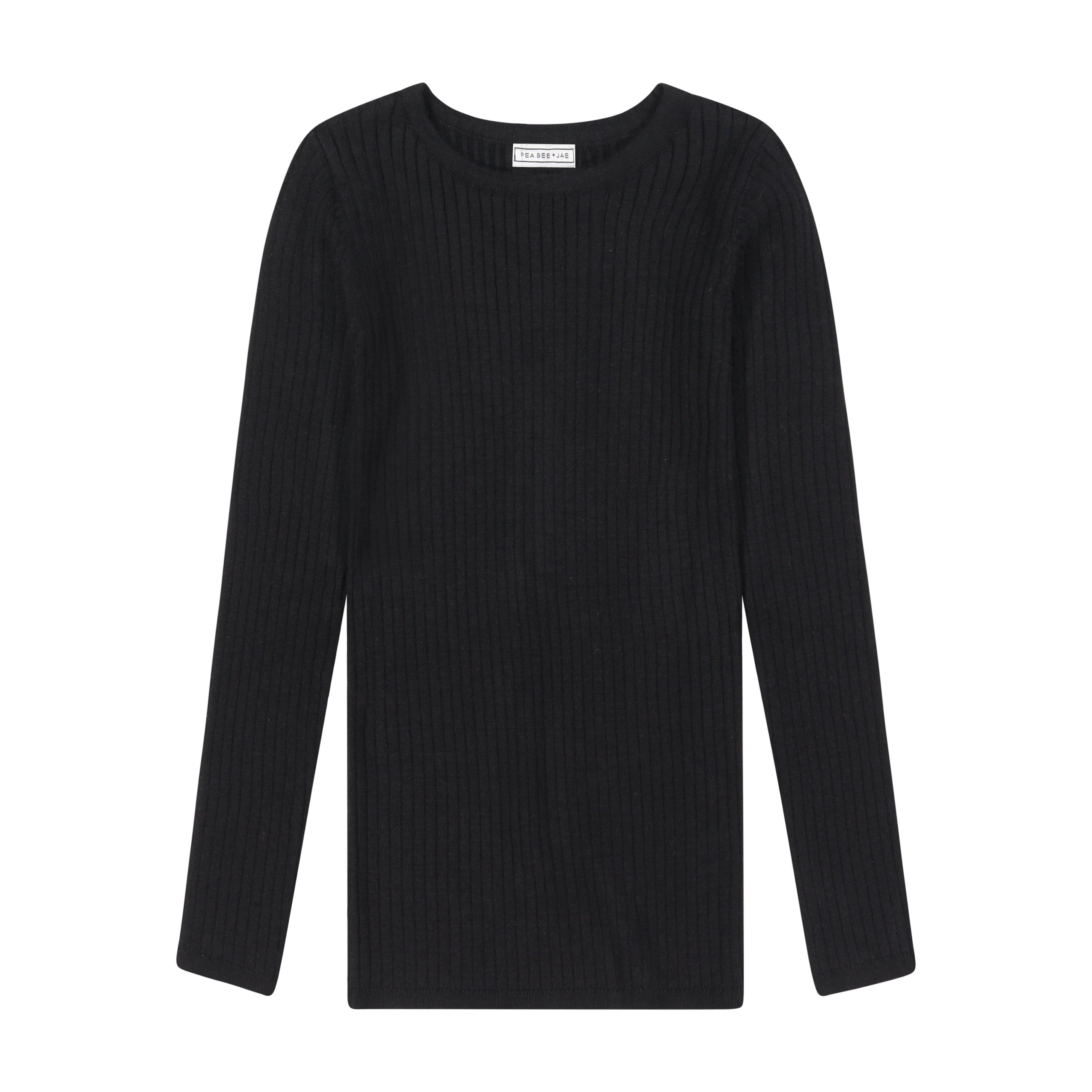 Kids Knit Ribbed Sweater