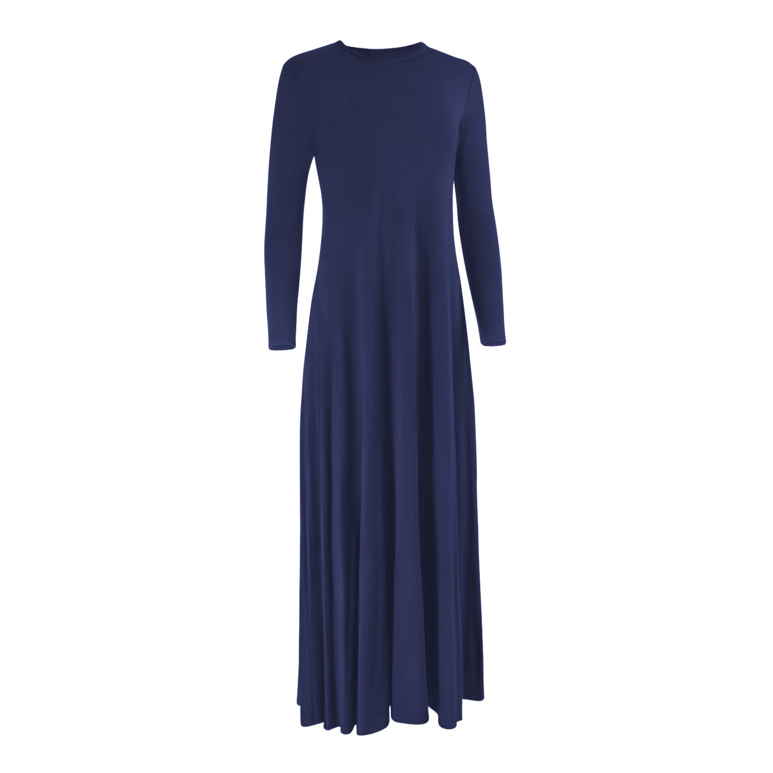 שמלת מקסי עם שרוולים ארוכים