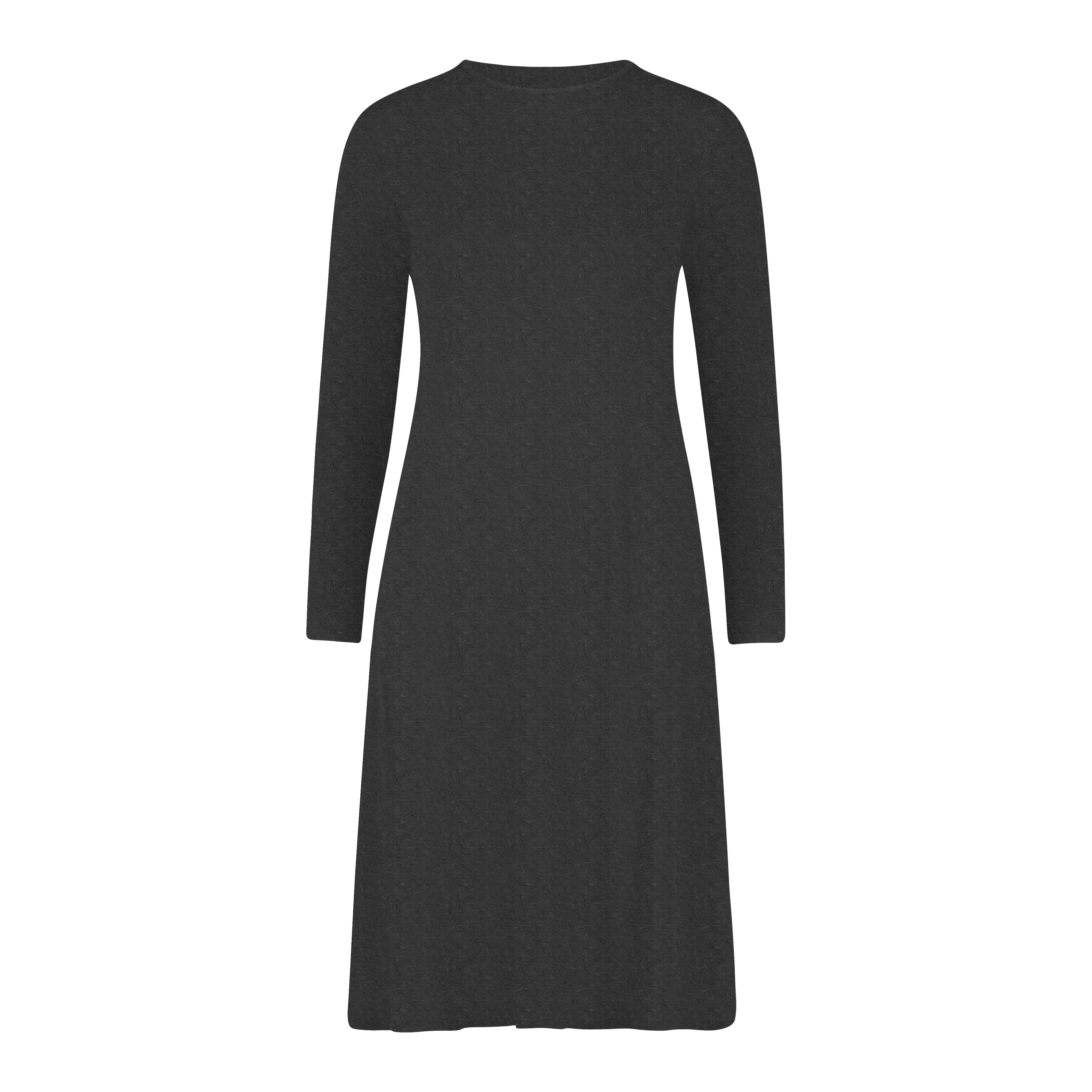 שמלת הילה עם שרוולים ארוכים