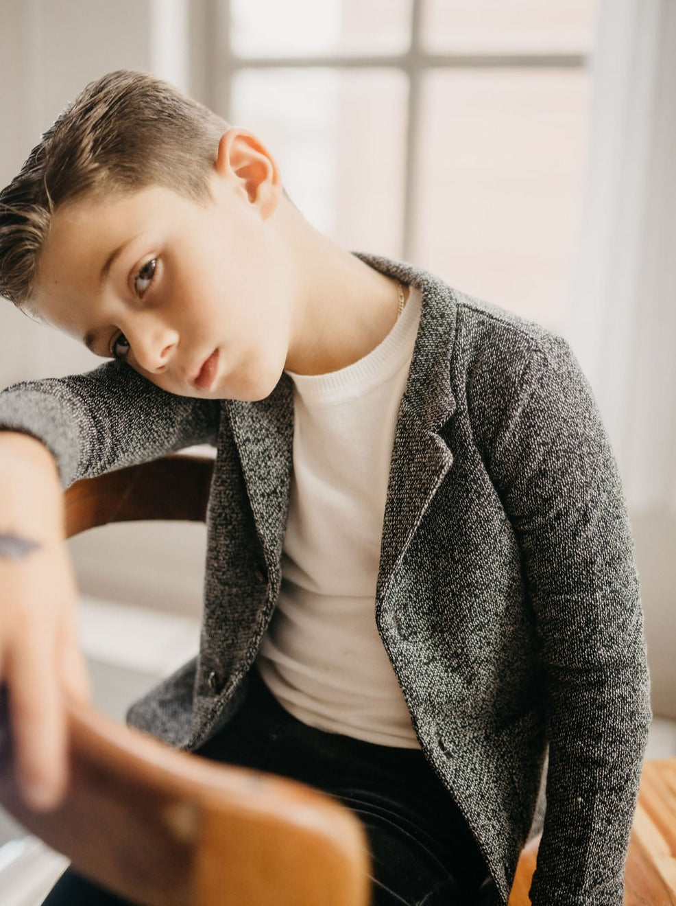 סוודר ארוך לילדים