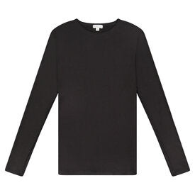 Ribbed Long Sleeve Shell