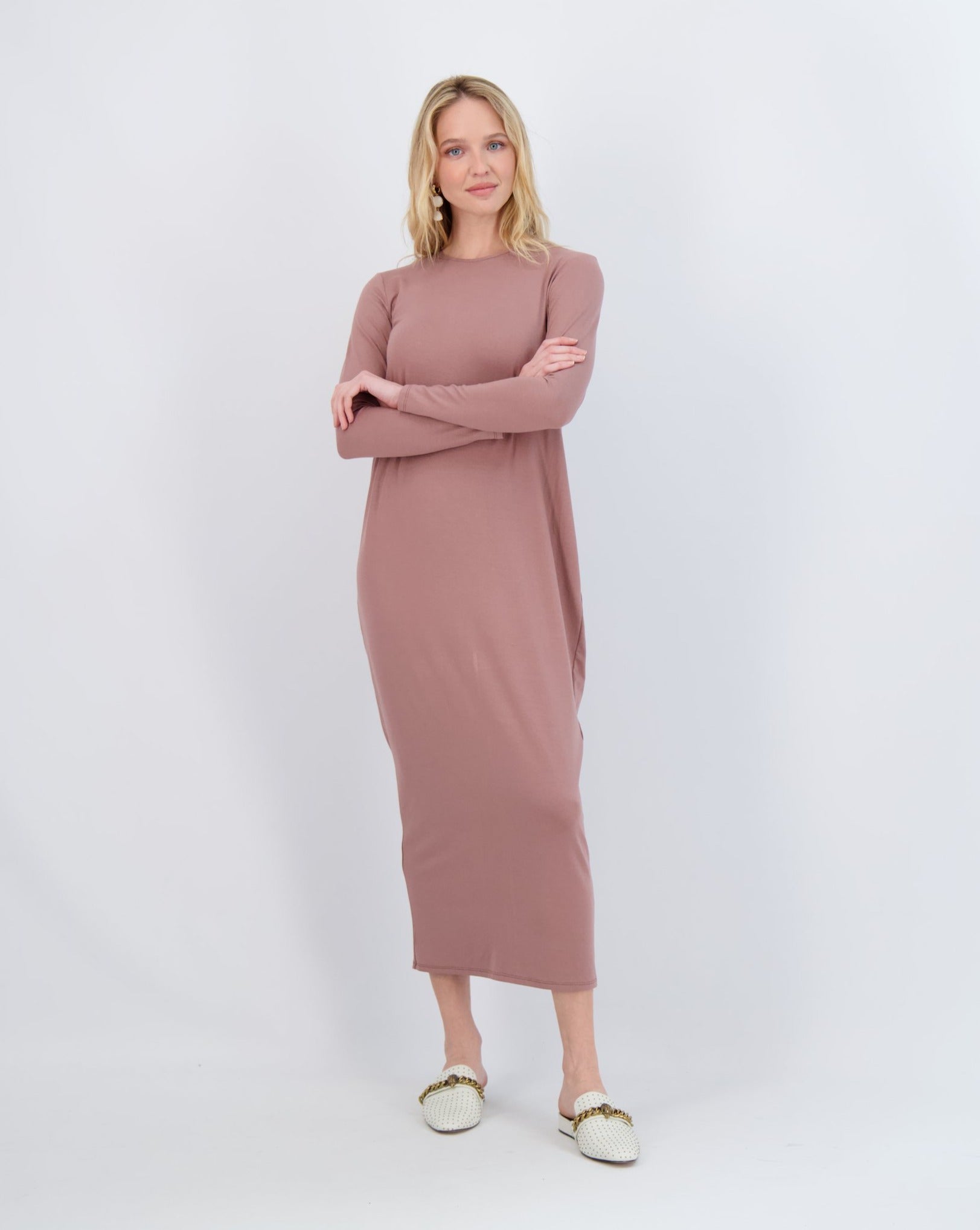 Long Sleeve Maxi Luna Dress
