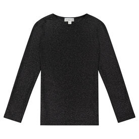 חולצת טי עם שרוולים ארוכים ונצנצים לילדים