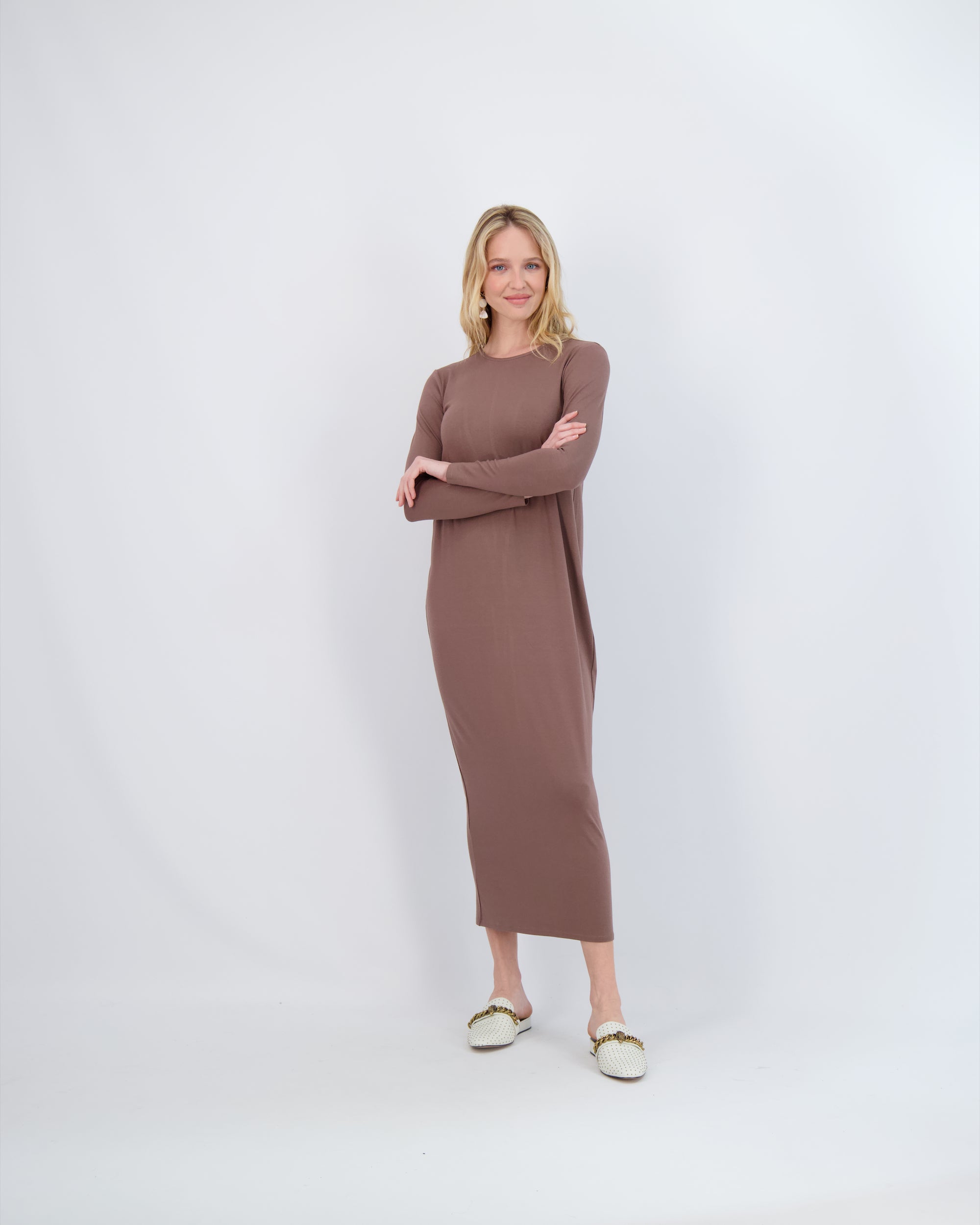 Long Sleeve Maxi Luna Dress