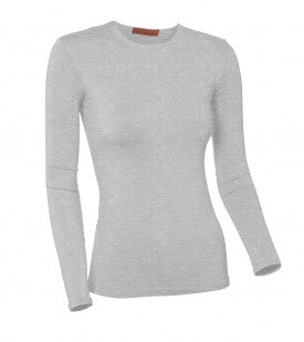 WOMENS CLASSIC HEATHER LONG SLEEVE SHELL