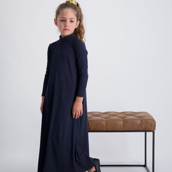 kids long sleeve dress Mockneck Maxi Halo Spruce / 6 Size:US 2 (IT 36) ✨Olive green satin, embellished retardant chemicals Karva Chauth Suits