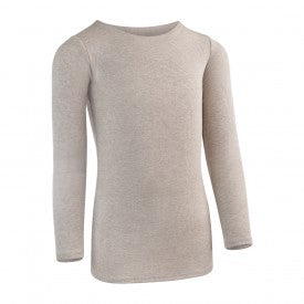 Kids Ribbed Long Sleeve Shell