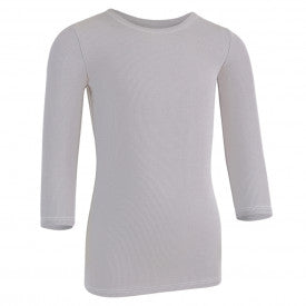 Kids Ribbed 3/4 Sleeve Shell
